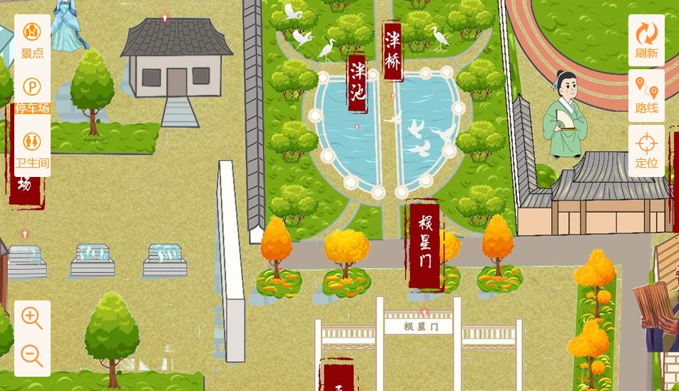 柳江手绘地图景区语音讲解导览系统：智慧景区建设的基石